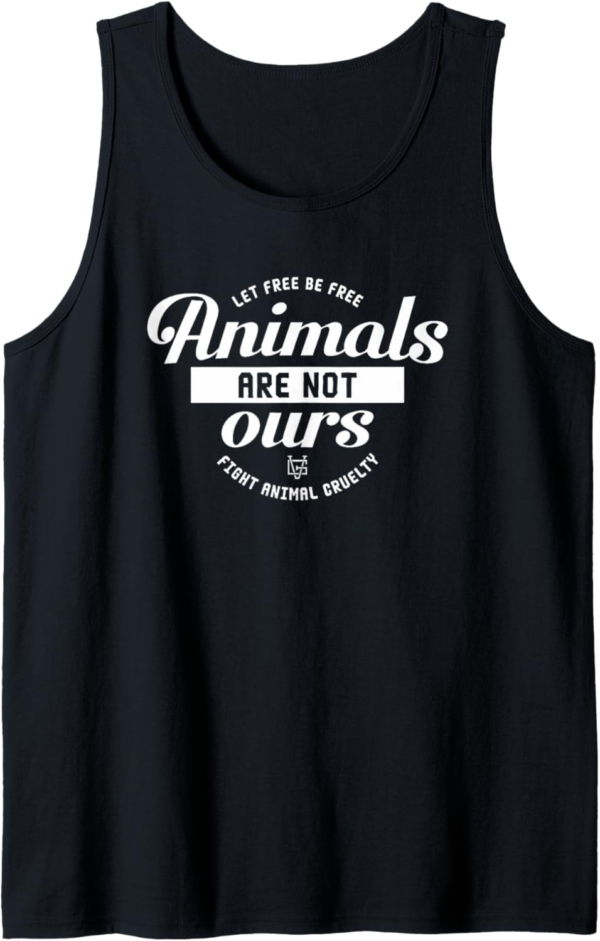 Animals are not Ours - The Dharma Store - Vegan Tank Top - Image 2